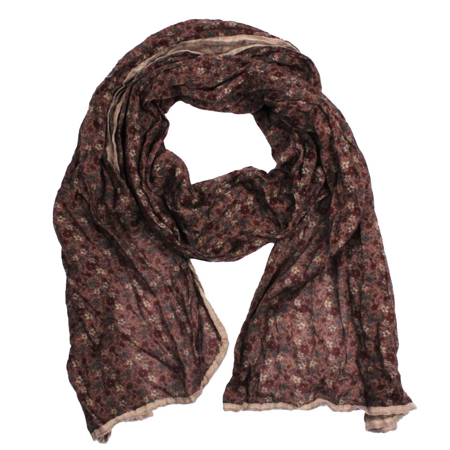 Alice & Lily Jasmine Print Crushed Scarf