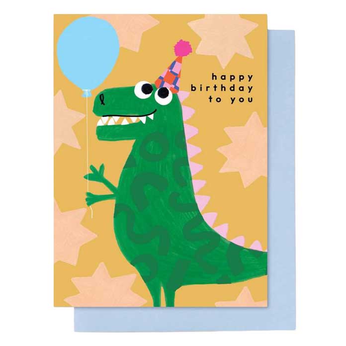 Happy Dino Birthday Card