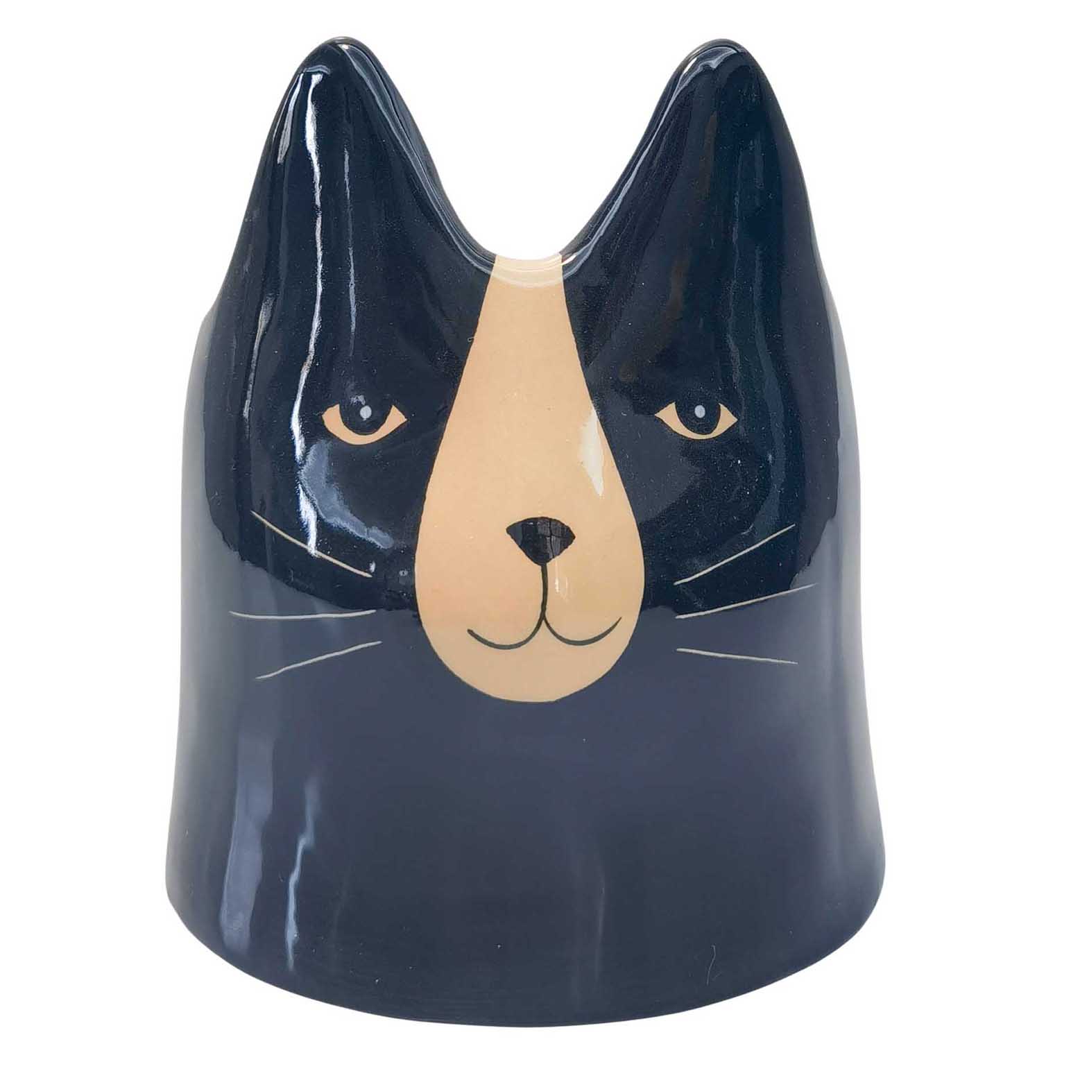 Urban Products Bailey Cat Planter Black 14cm