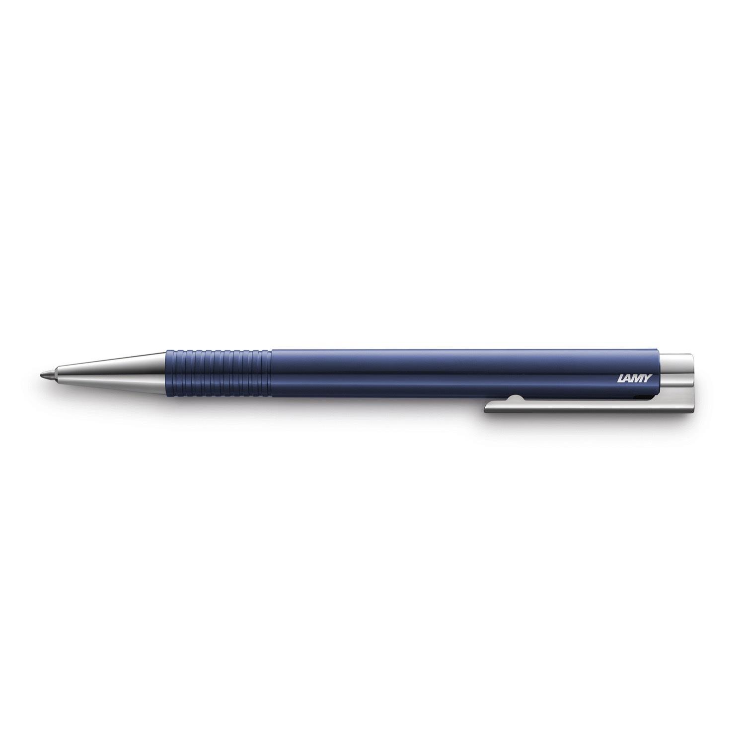 LAMY Logo Ballpoint Plastic With Metal Clip Blue