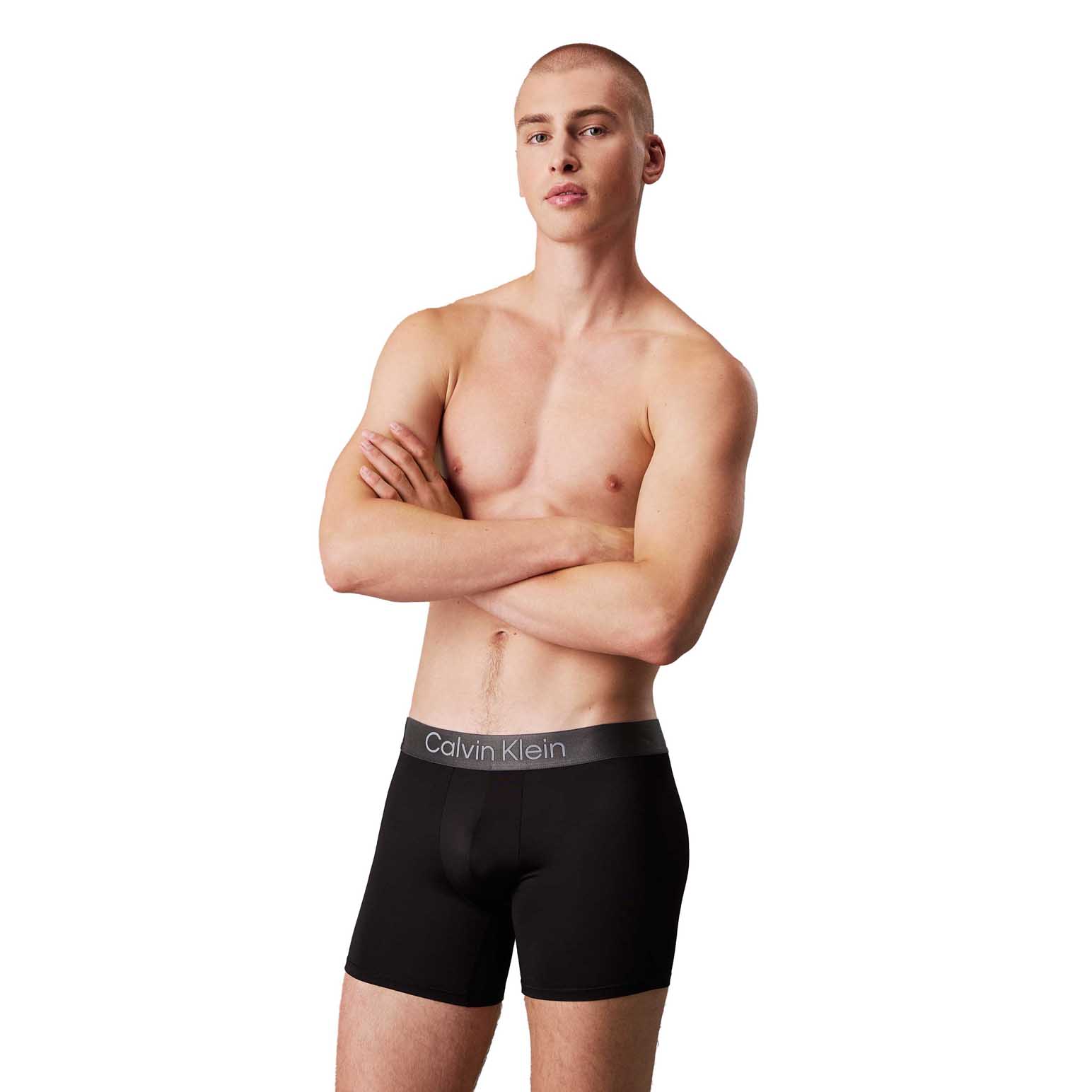 Calvin Klein Brushed Microfiber Stretch Boxer Briefs - 3 Pack