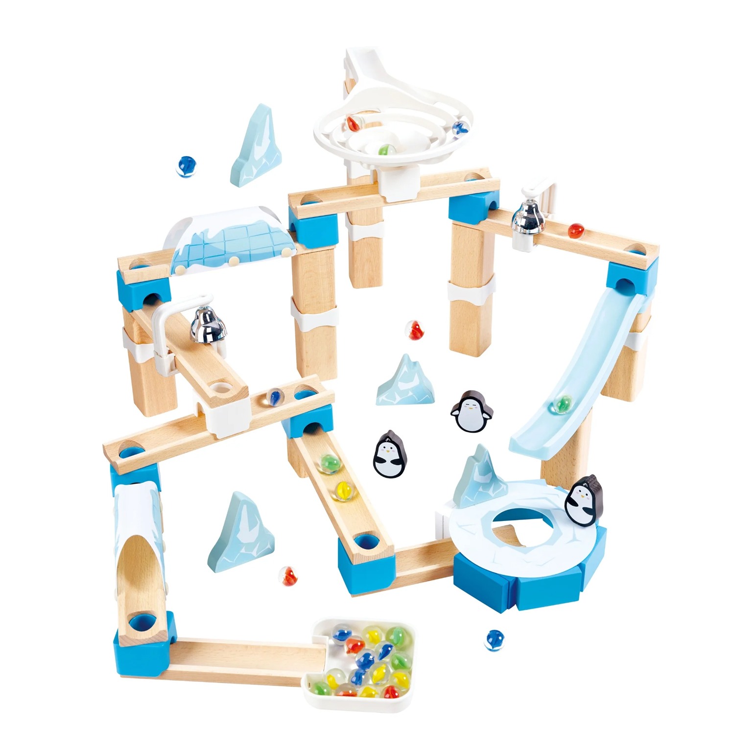 Hape Penguin Playground Marble Run Ballantynes Department Store