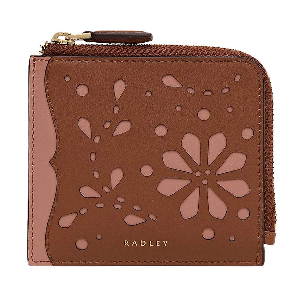 Radley Chilworth Street Cut Out Floral Medium Zip Around Purse