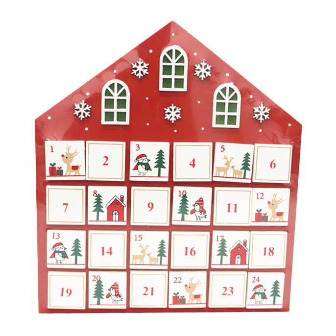 Whimsical Advent Calendar 24X27cm