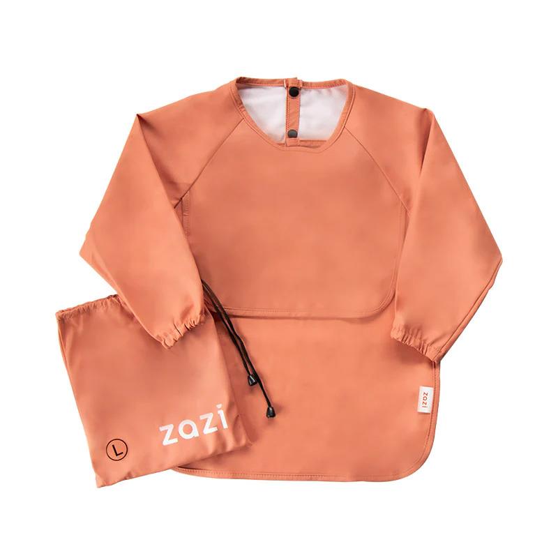Zazi Sleeved Bib Small - Blush