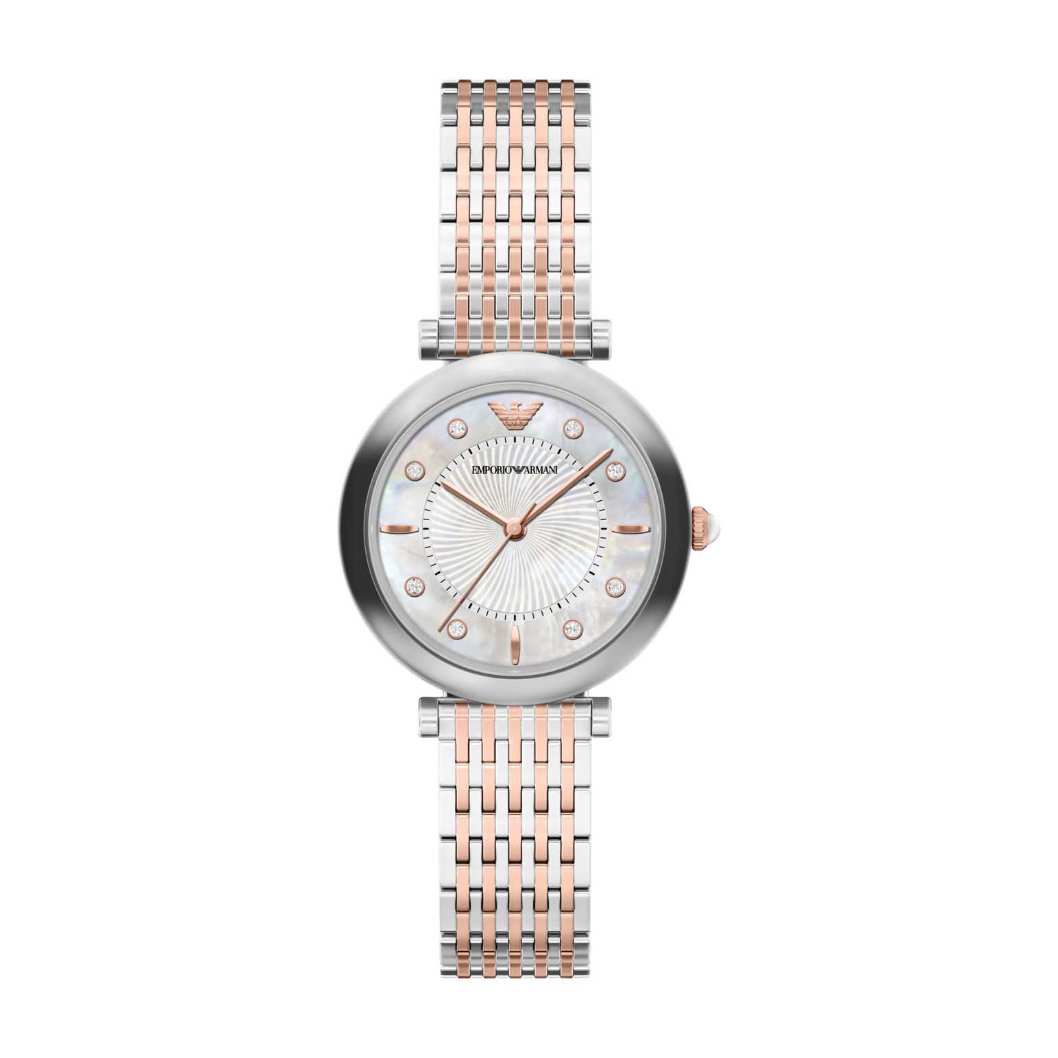 Emporio Armani Archelia Three-Hand Two-Tone Stainless Steel Watch