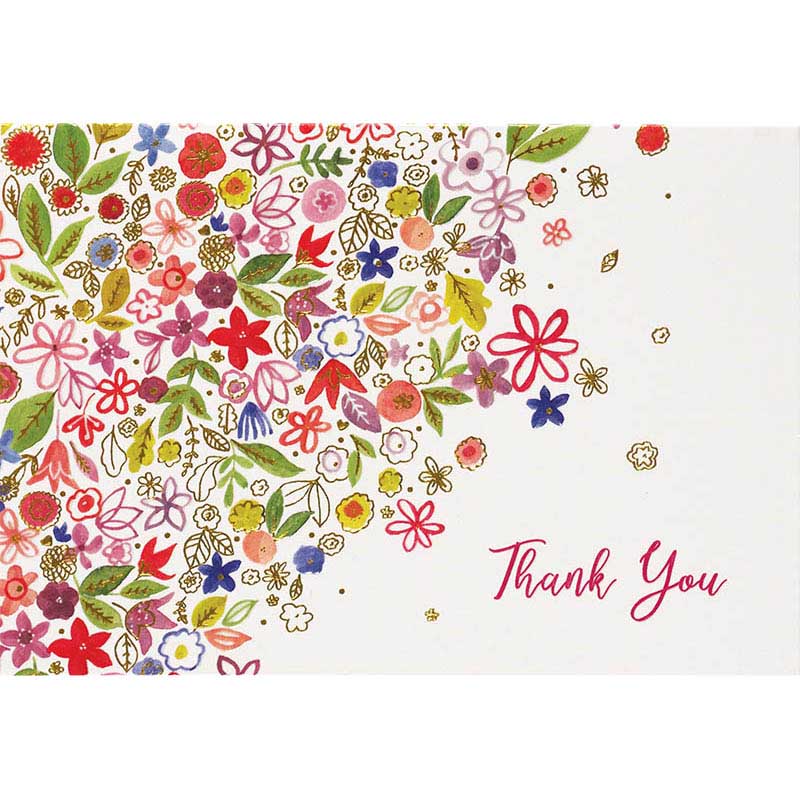 Image Gallery Thank You Notecard Floral Daydream