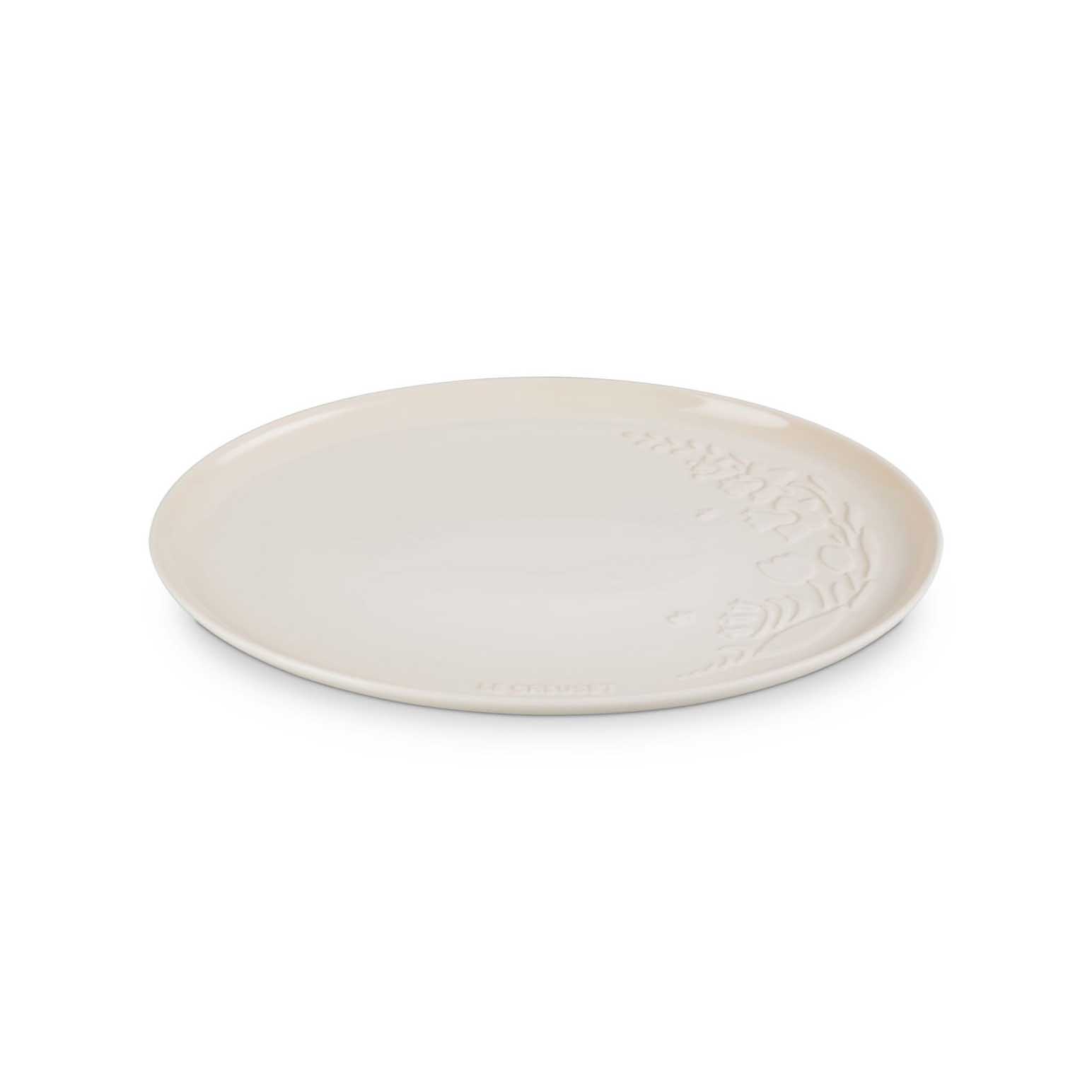Le Creuset Jardin Oval Serv Plate 36cm - Meringue