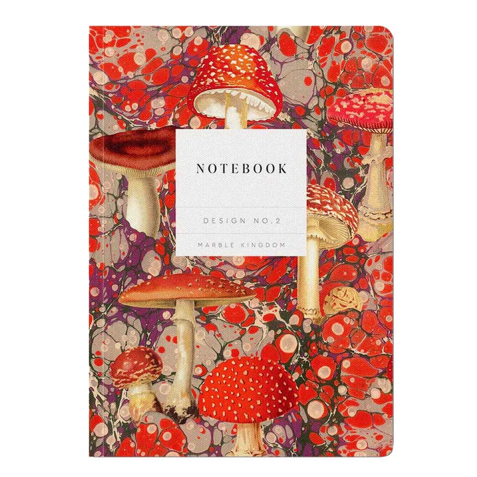 Kaleido Marble Fungi A5 Textured Soft Cover Notebook