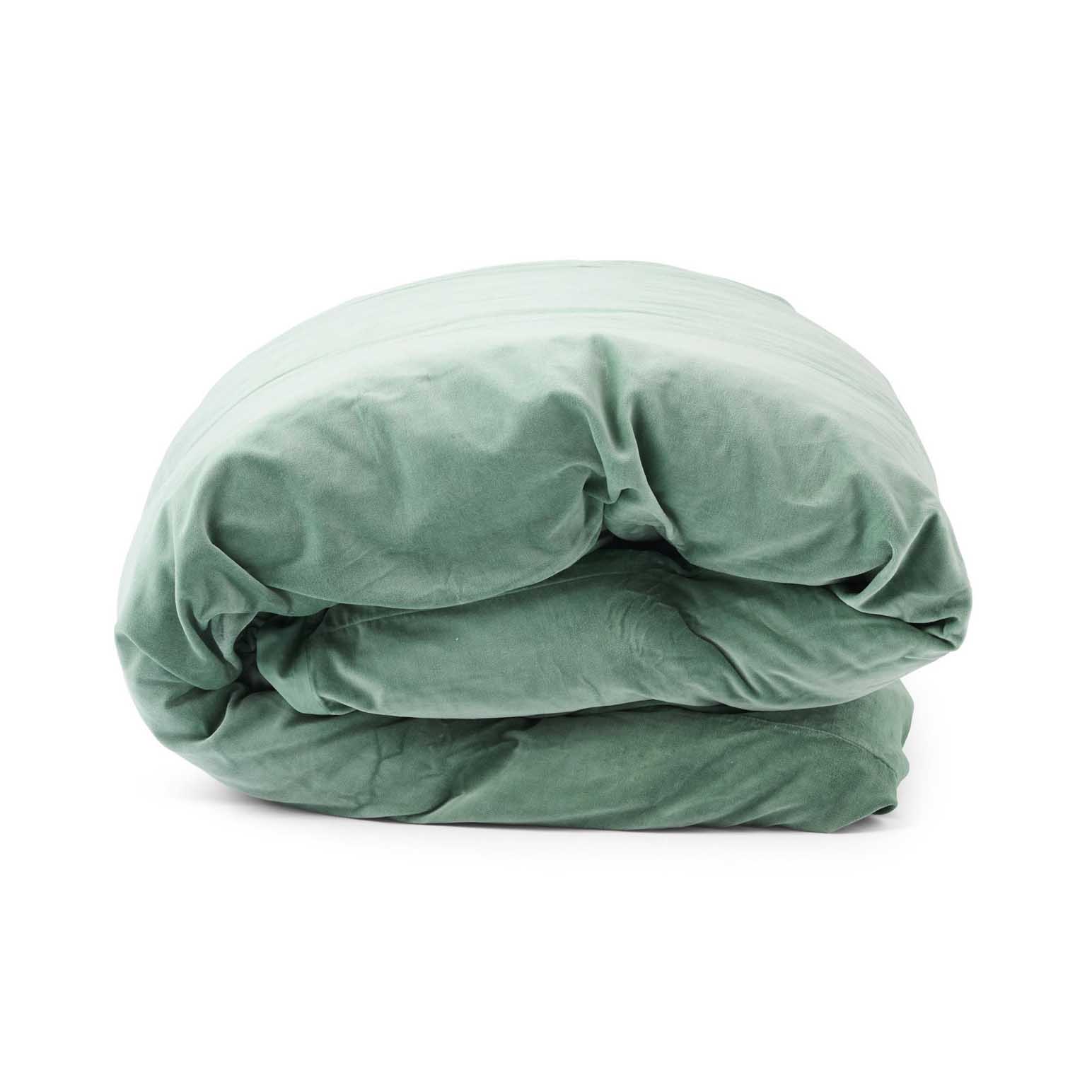 Kip&Co Pistachio Velvet Quilt Cover