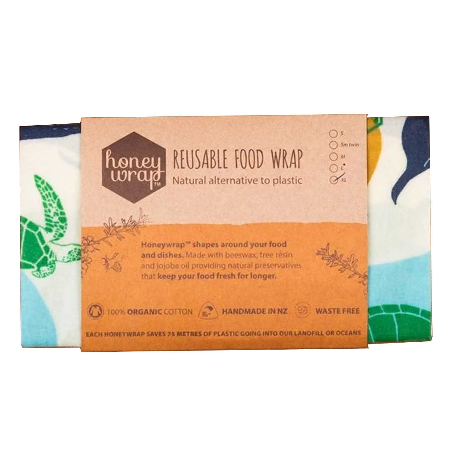 Honeywrap Extra Large Wrap - Moana 45x40cm
