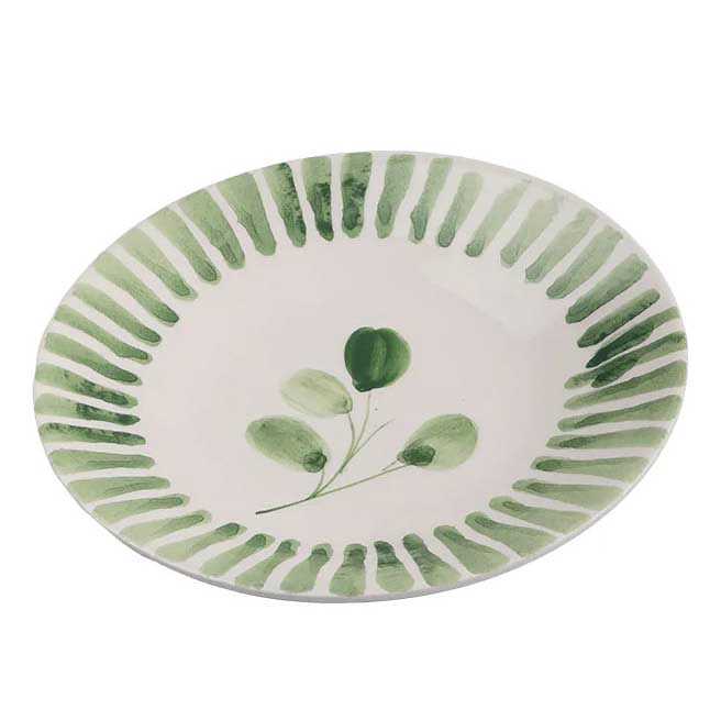 Selbrae House Ceramic Side Plate - Stripe Flora