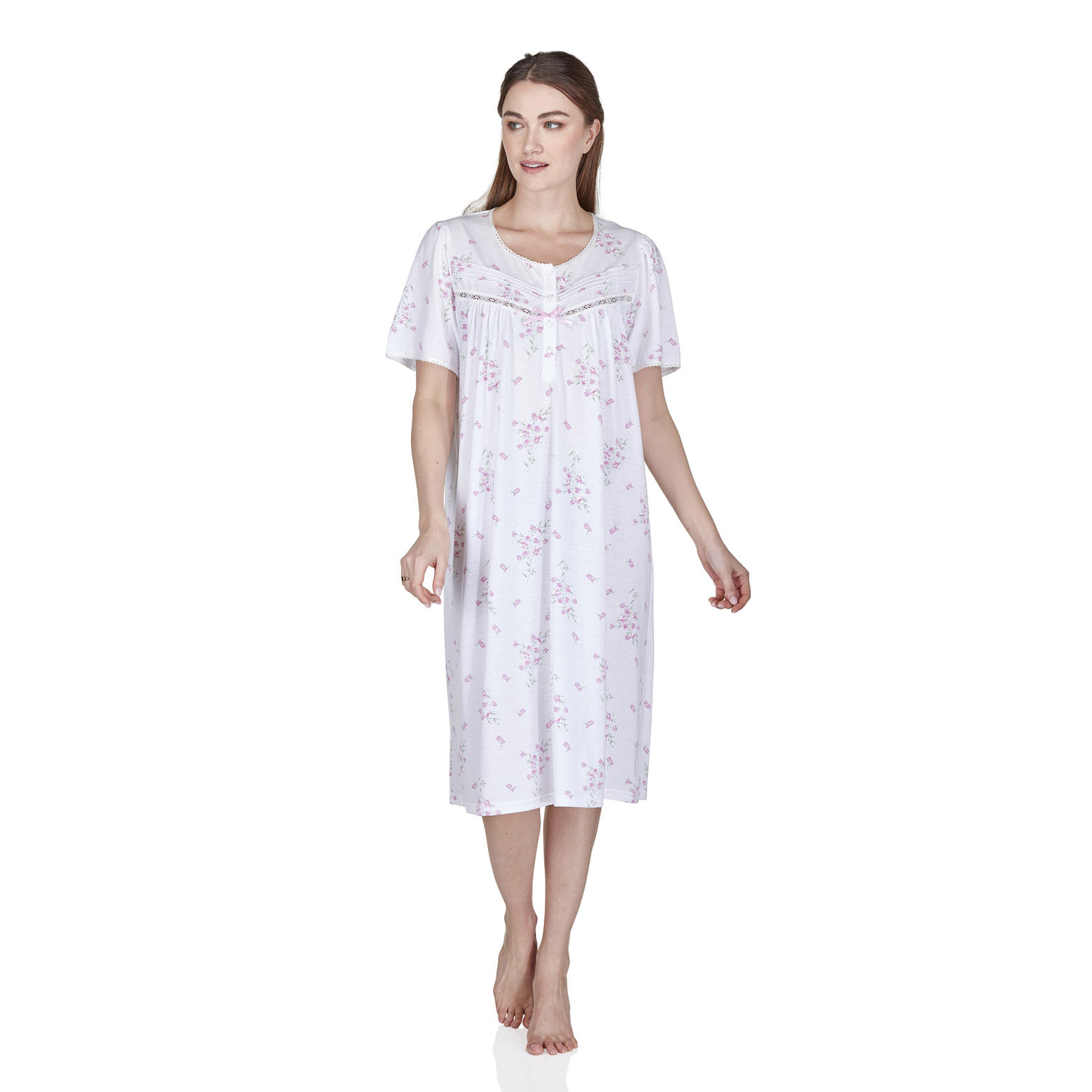 La Marquise Floral Breeze Short Sleeve Nightdress