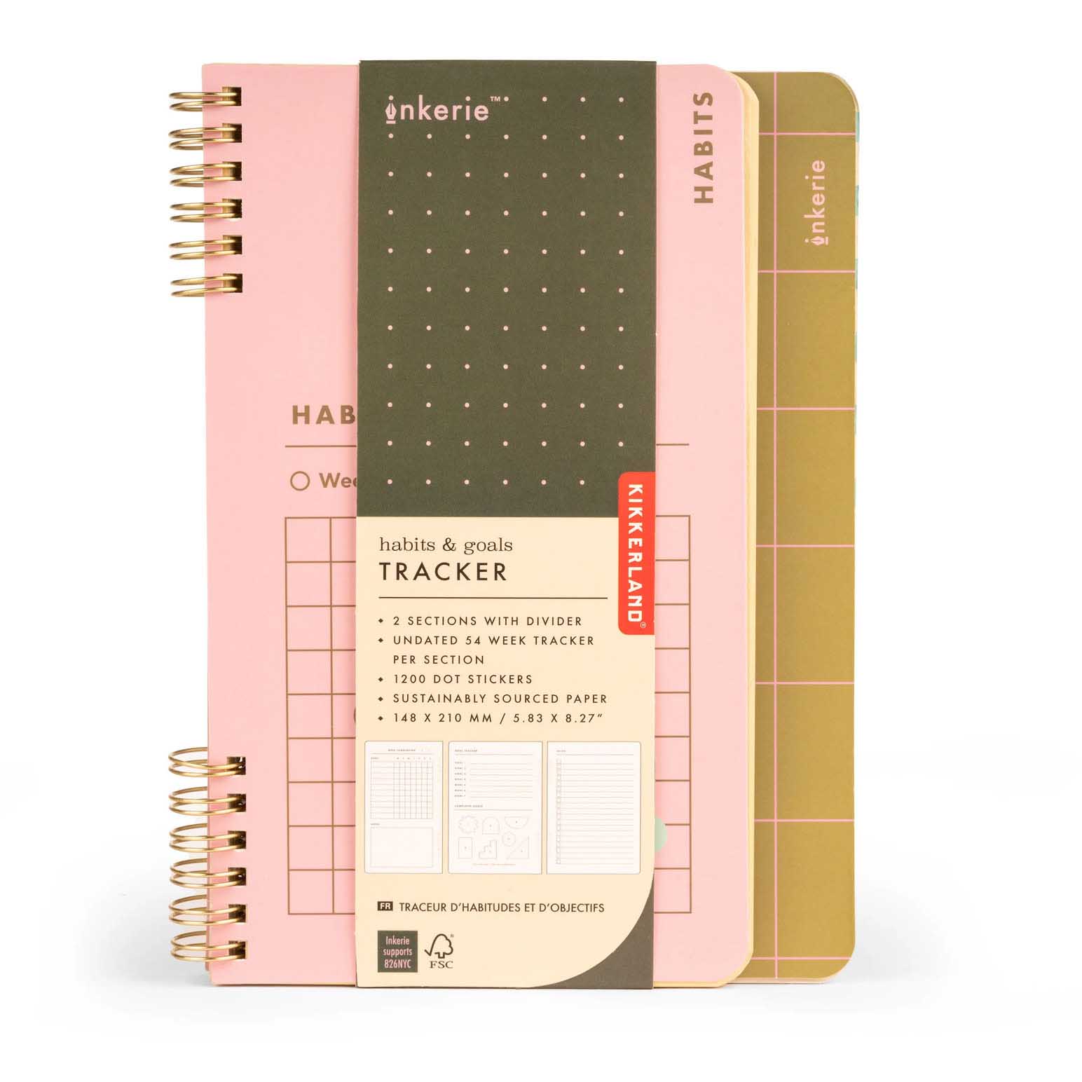 Kikkerland Habit & Goals Tracker