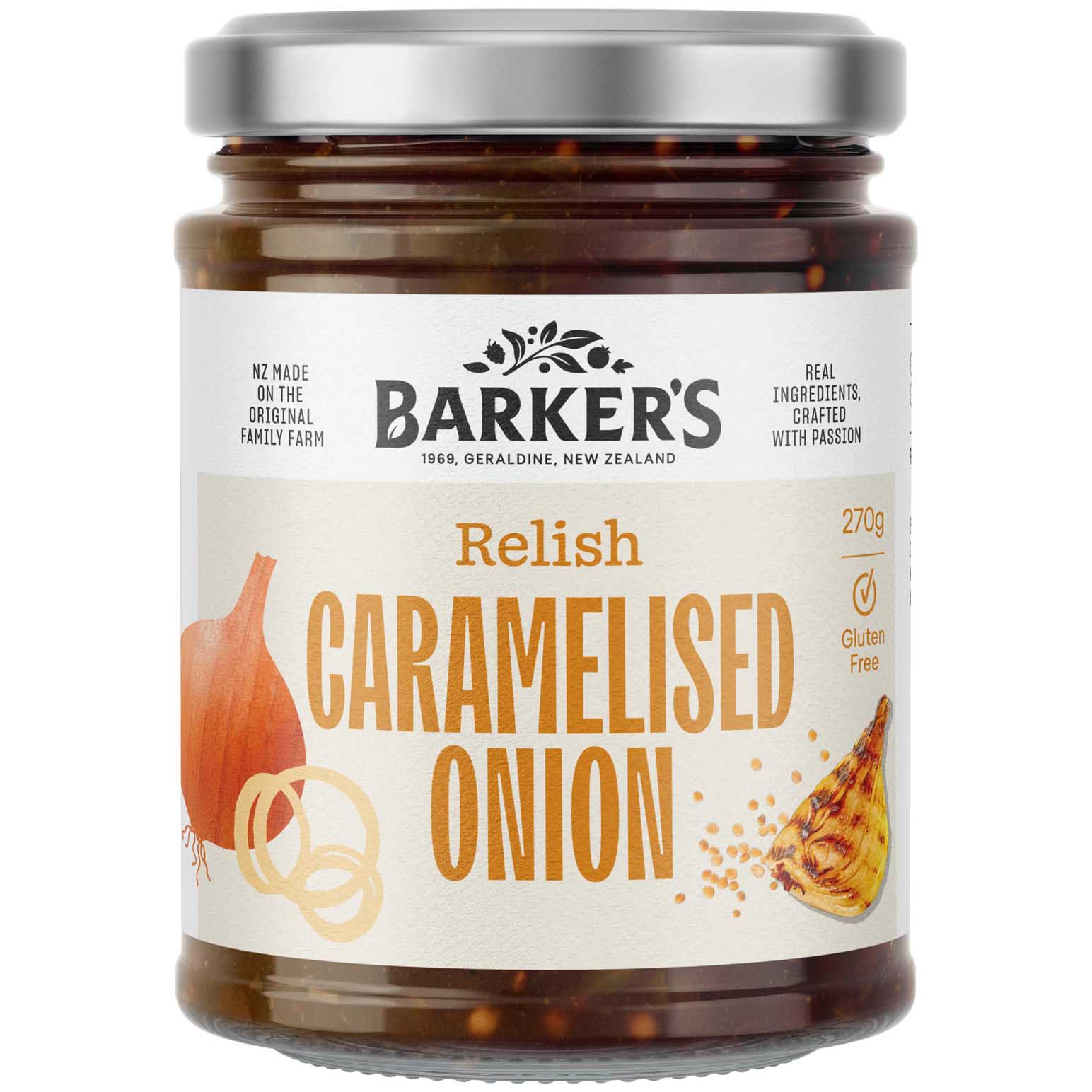 Barker's Caramelised Onion Relish 270g