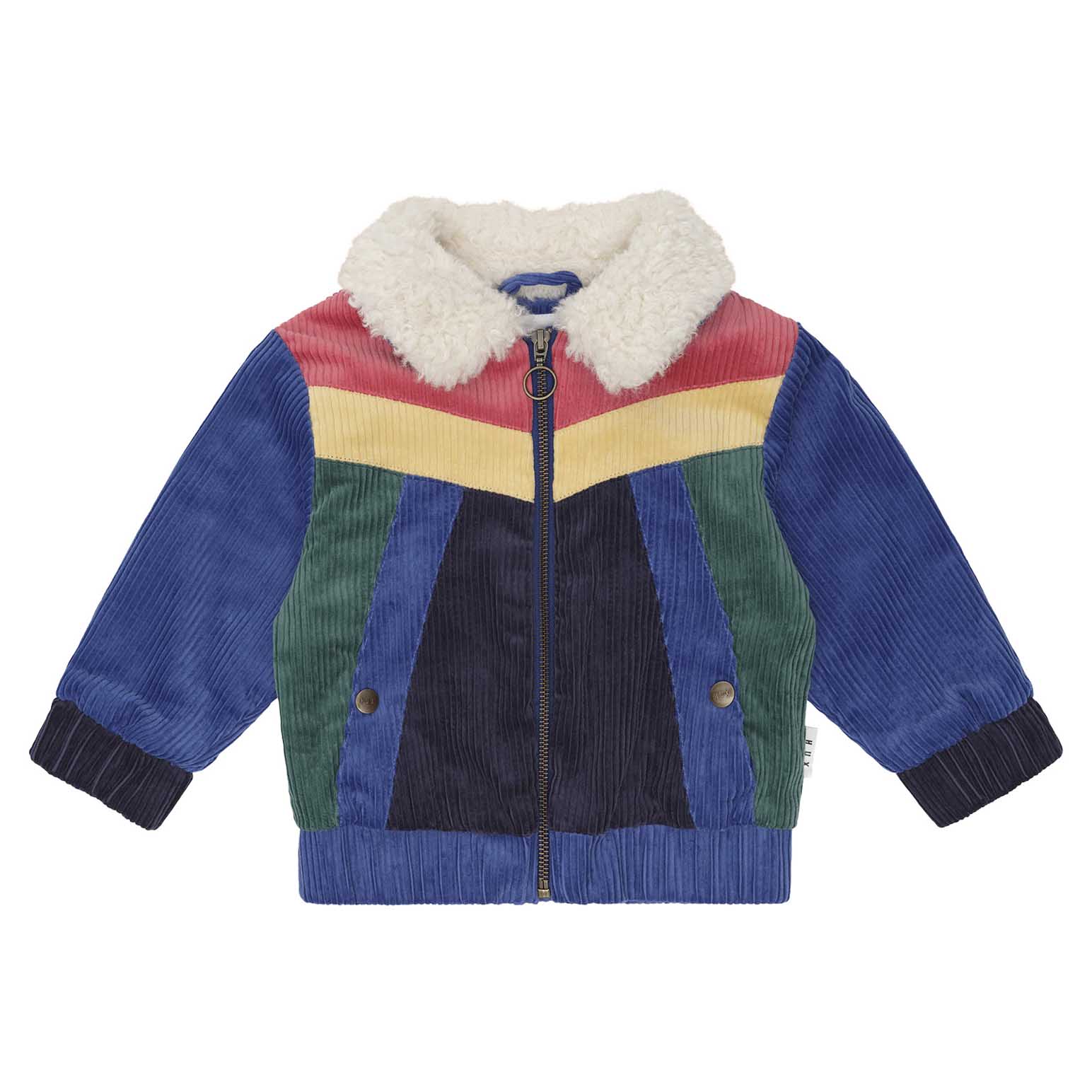 Huxbaby Colour Block Cord Jacket 1-2Y