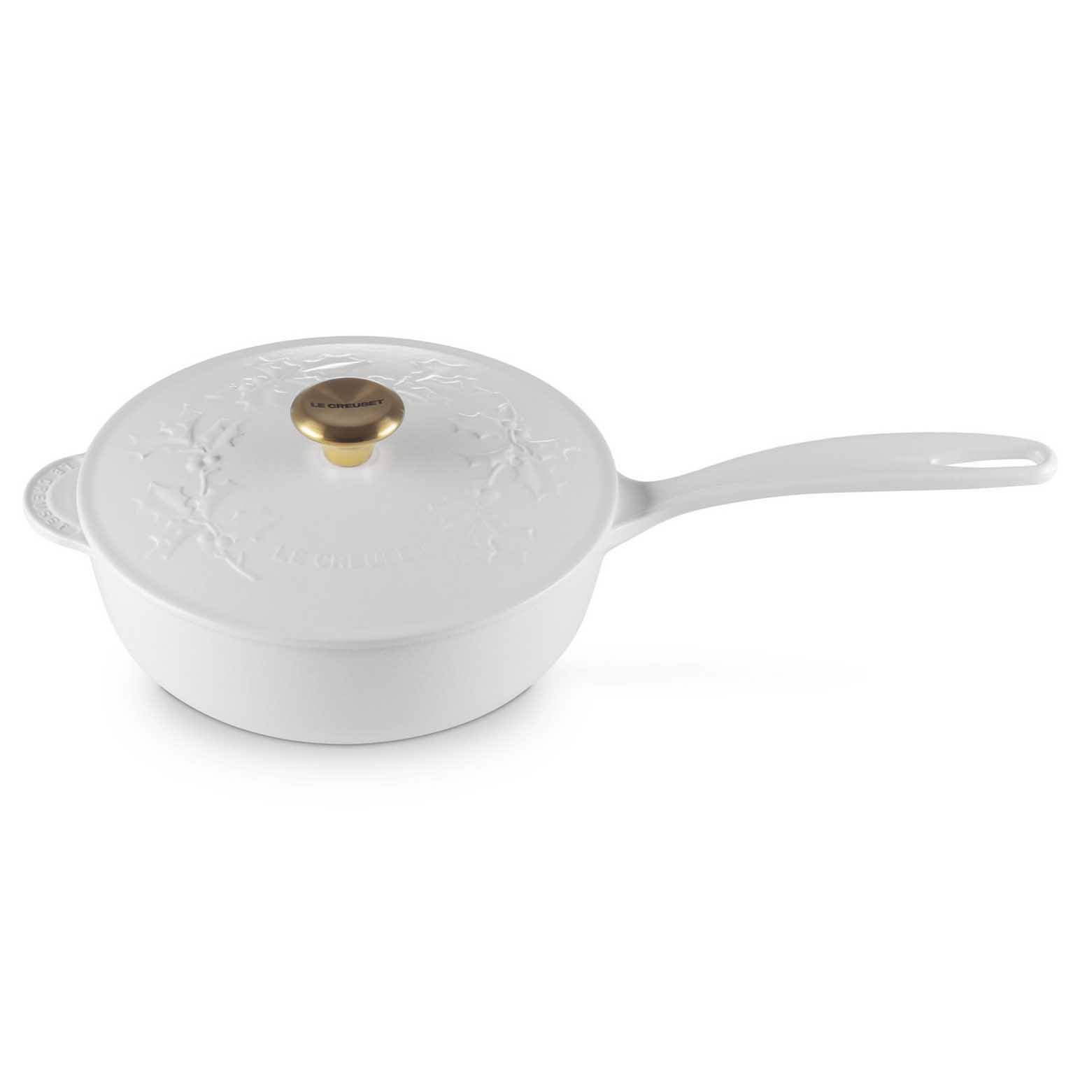 Le Creuset Saucier Pan 21cm Holly - Cotton