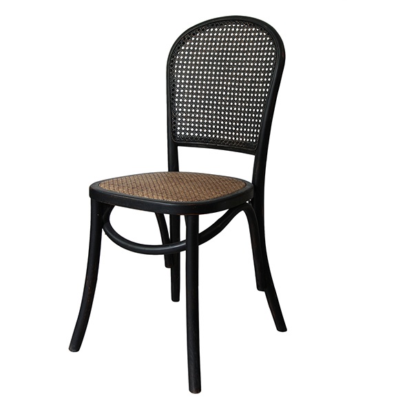 French Country Drew Black Chair