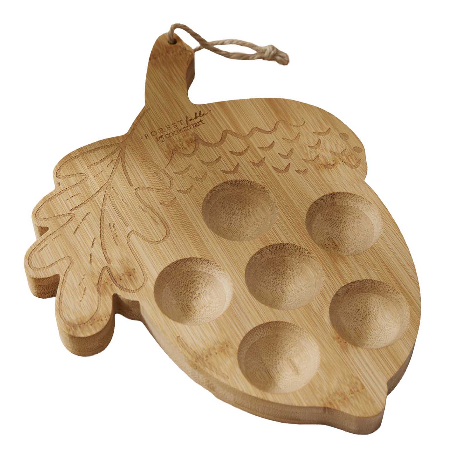 Cooksmart Forest Fable Bamboo Egg Storage