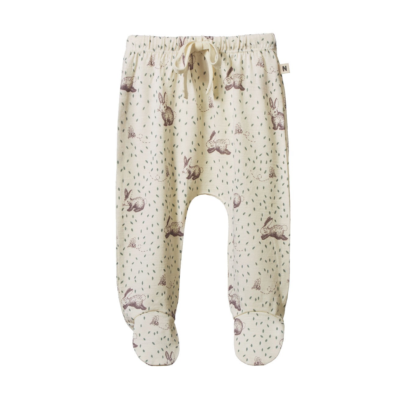 Nature Baby Merino Essentia Footed Rompers