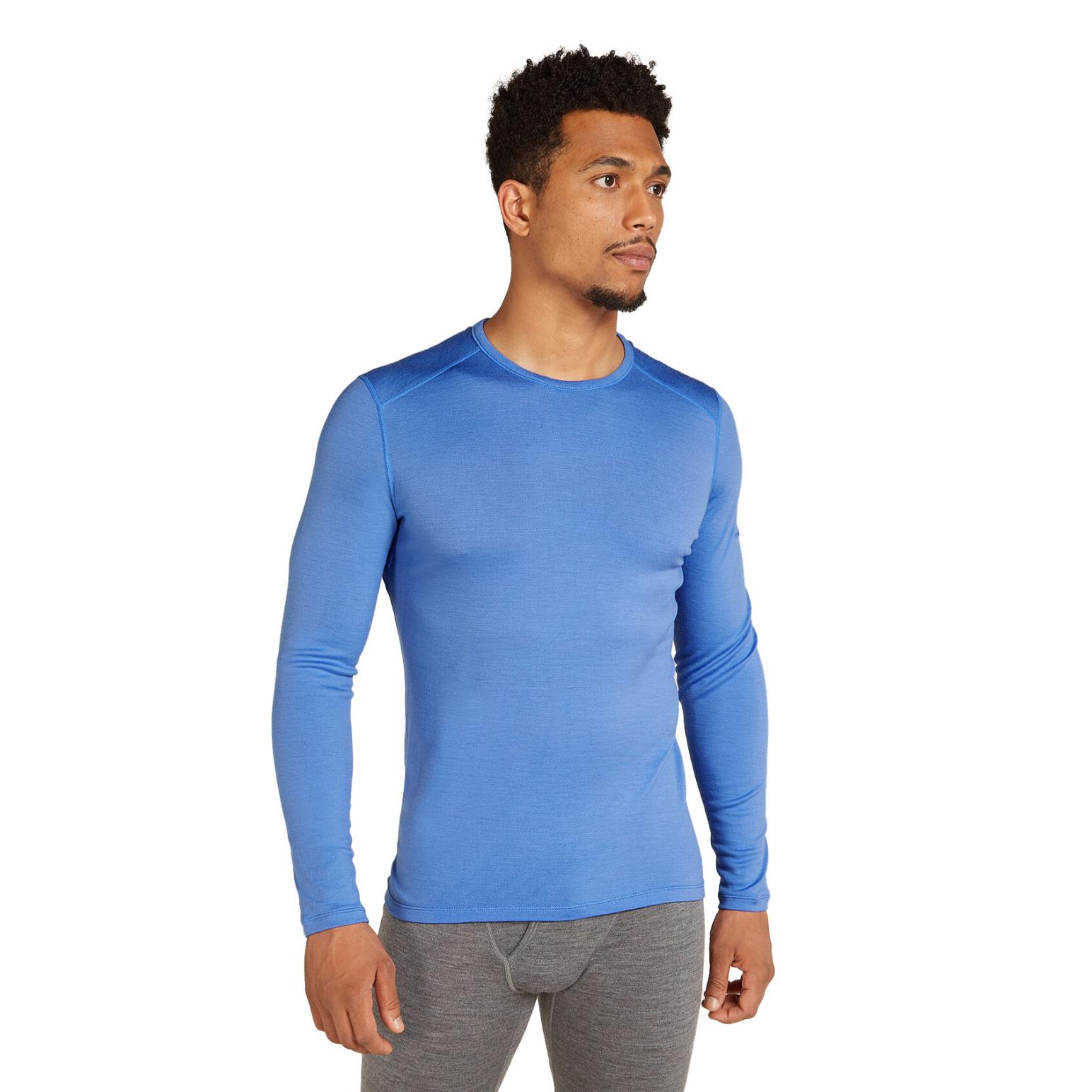 Icebreaker Mens Merino 260 Tech Long Sleeve Crew Neck Thermal Top