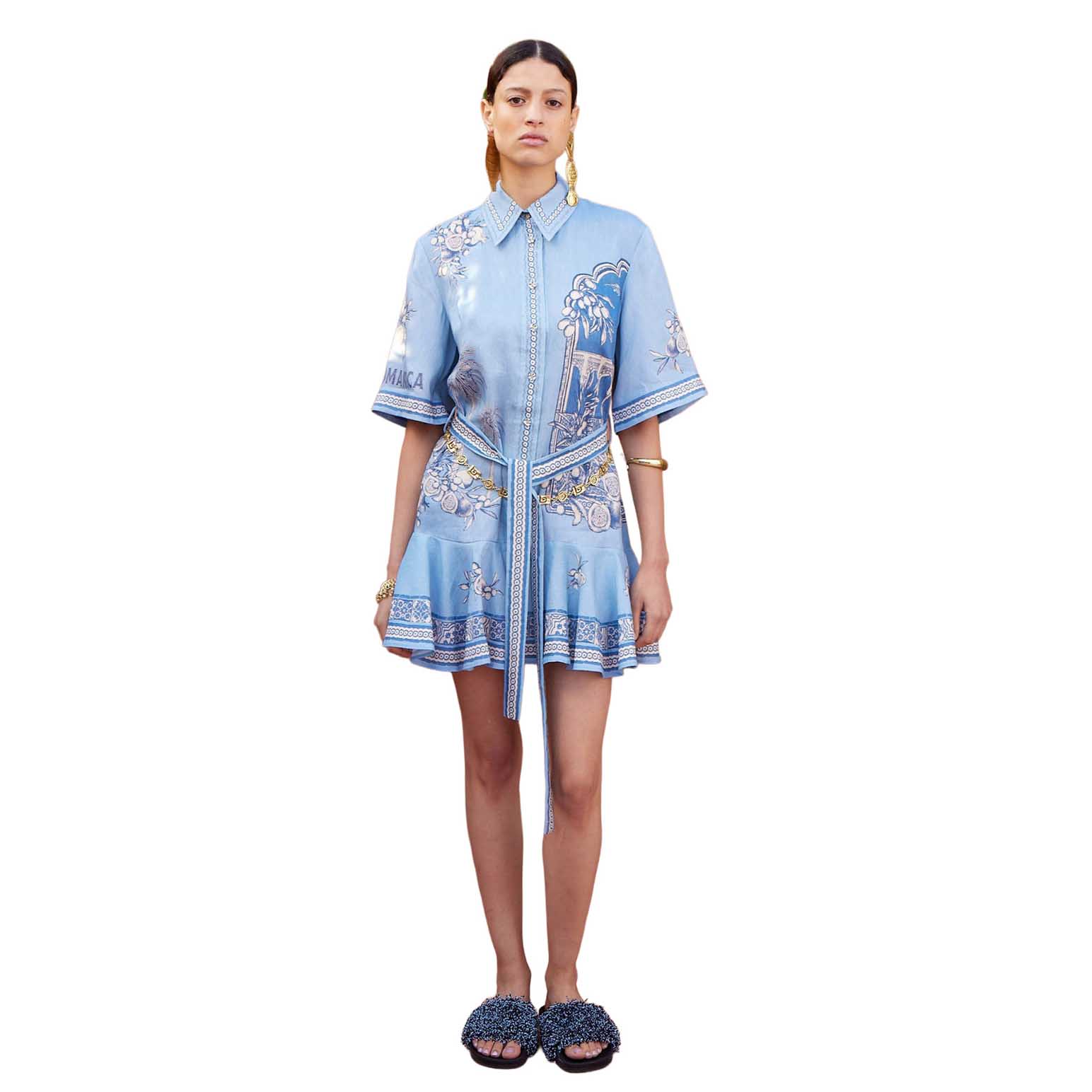 ALÉMAIS Villa Romantica Mini Dress