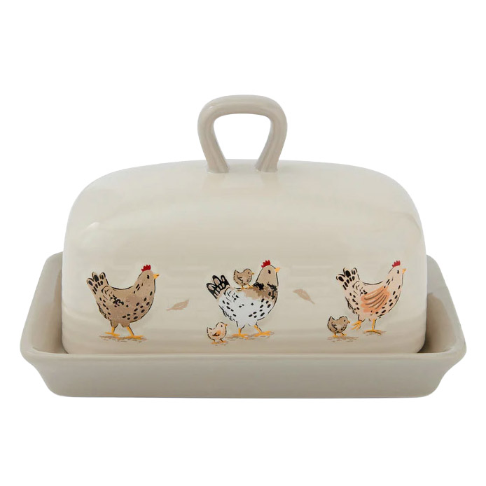 Cooksmart Hen House Lane Butter Dish