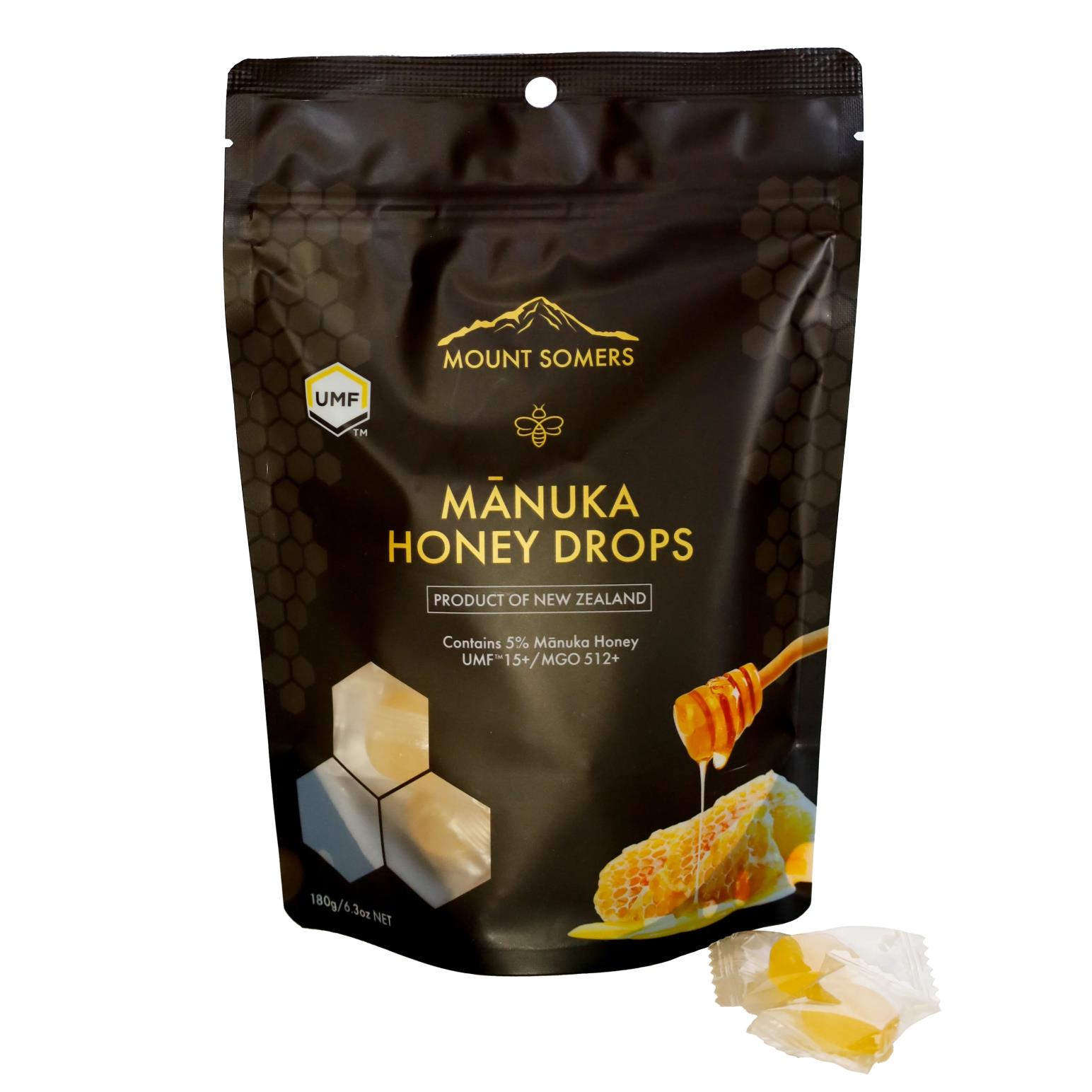 Mount Somers Manuka Honey Drops 180g
