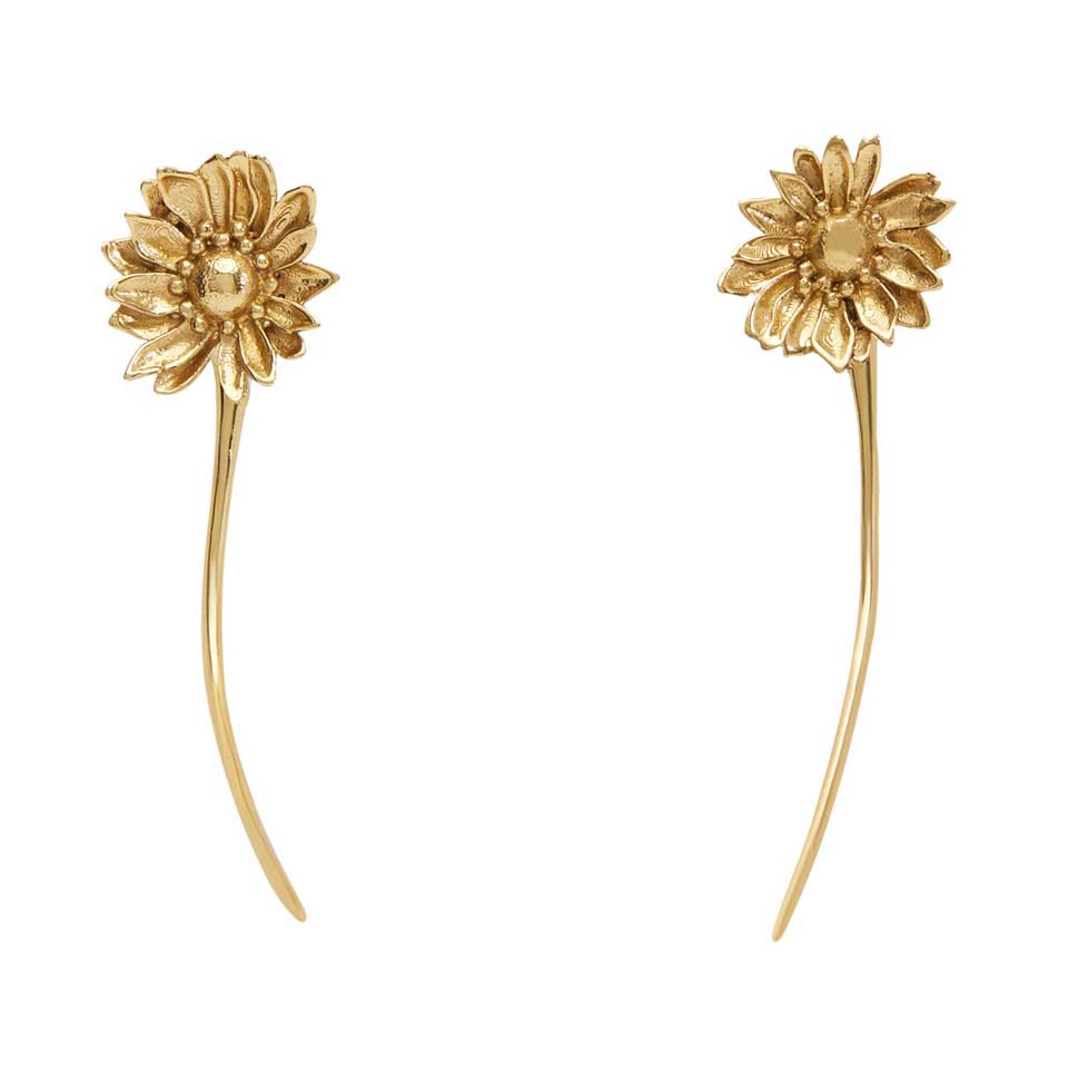 ALÉMAIS Team Spirit Daisy Stem Earrings