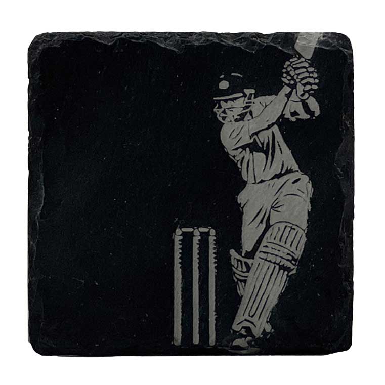 Selbrae House Single Slate Coaster - Cricket