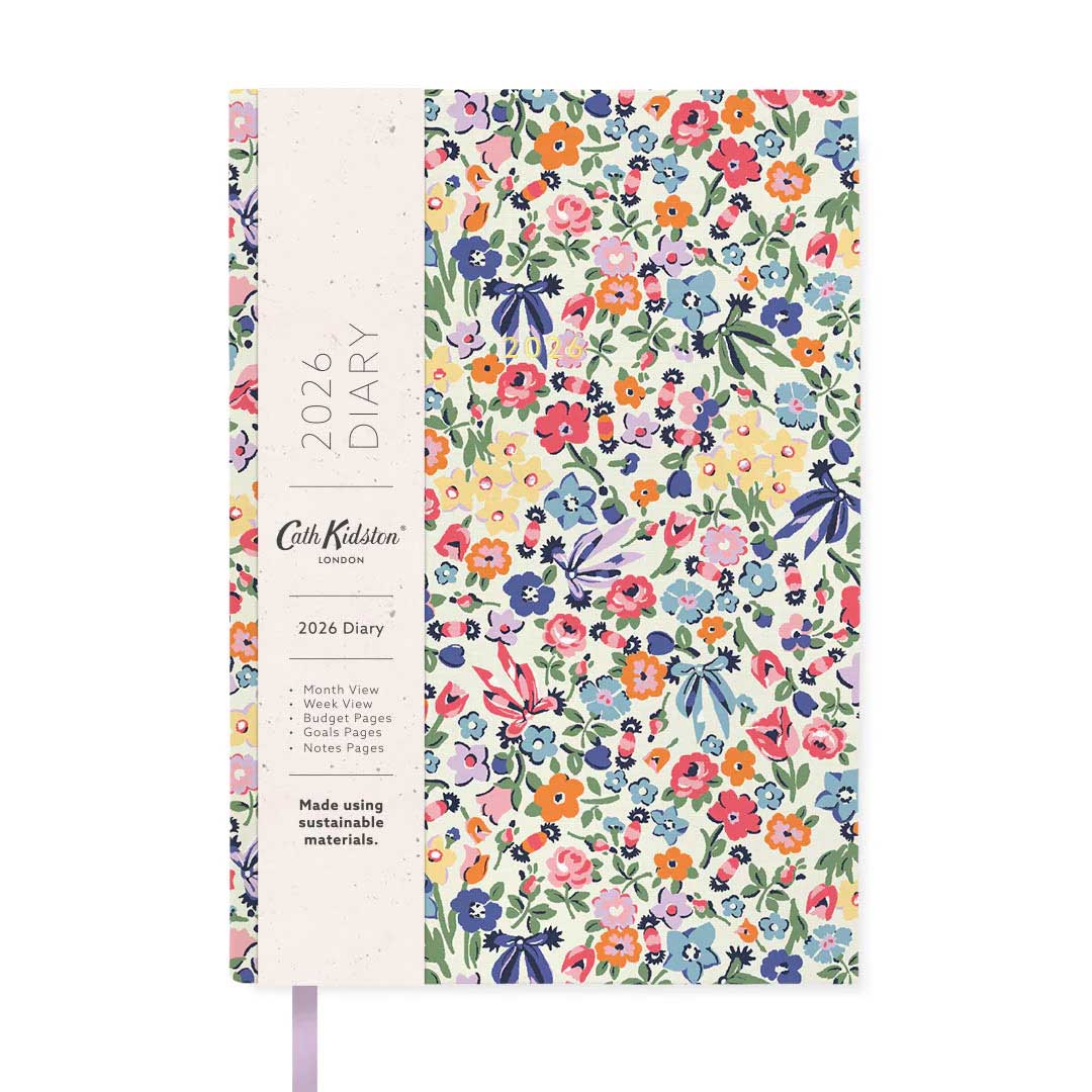 Cath Kidston 2026 Floral Ditsy A5 Linen Diary