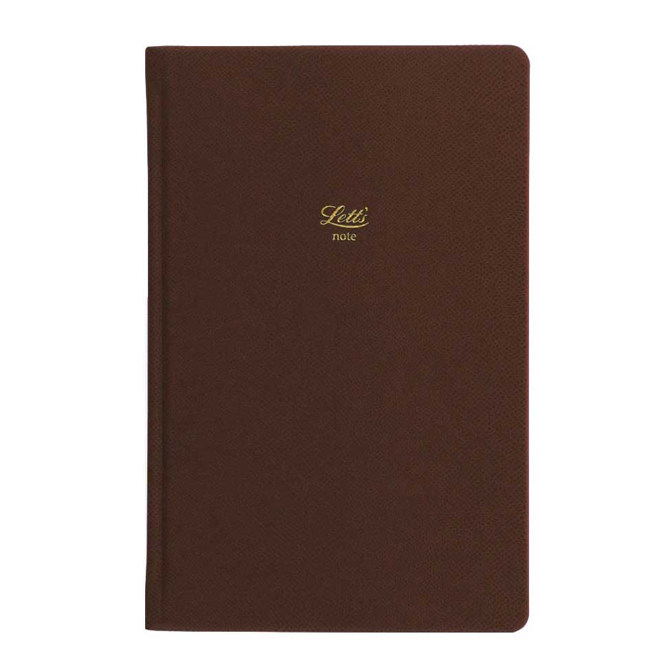 Letts of London Legacy A5 Ruled Notebook - Chocolate