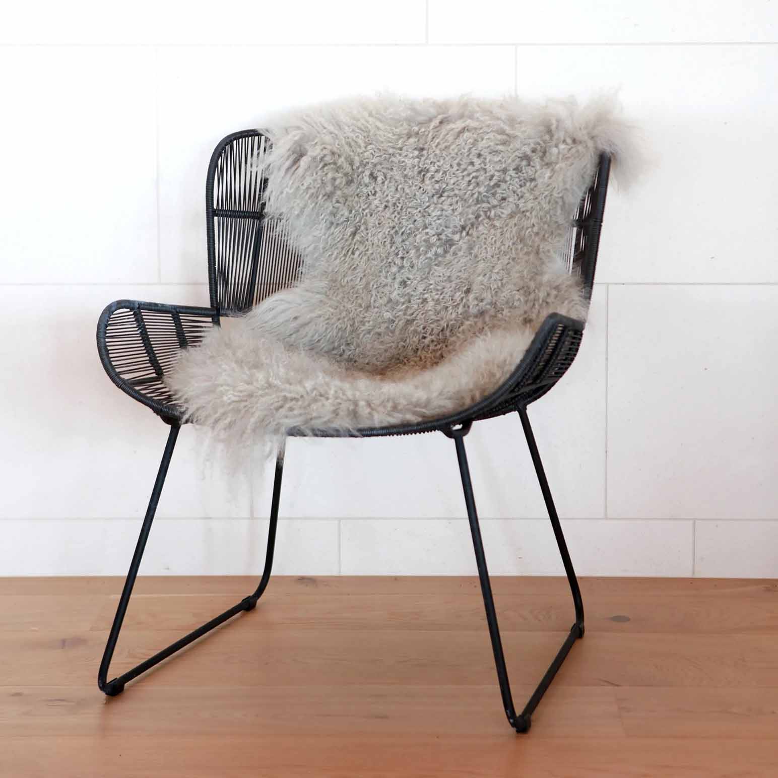 Home Lab Tibetan Lambskin Rug