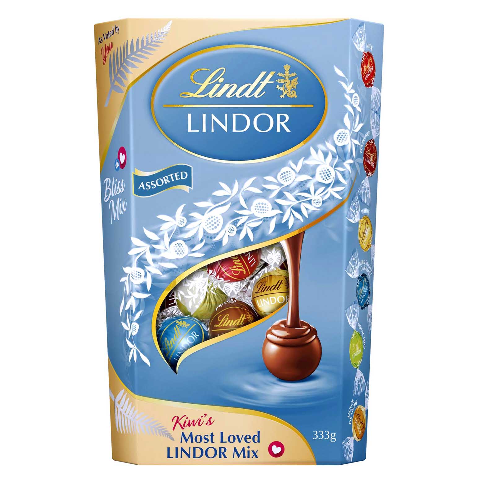Lindt LINDOR Kiwi Bliss Mix 333g