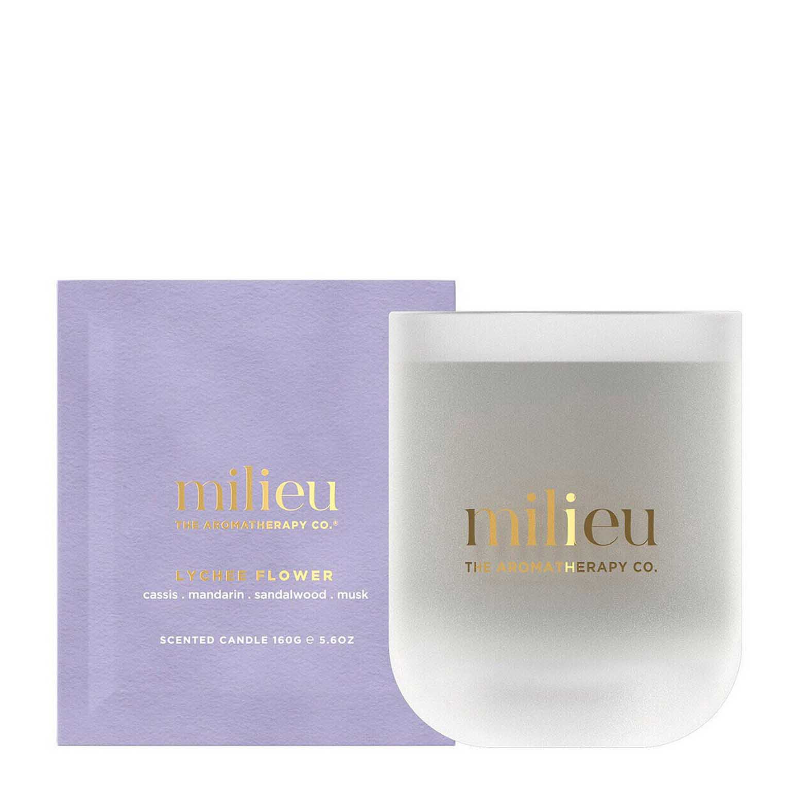 Milieu Candle 160g - Lychee Flower
