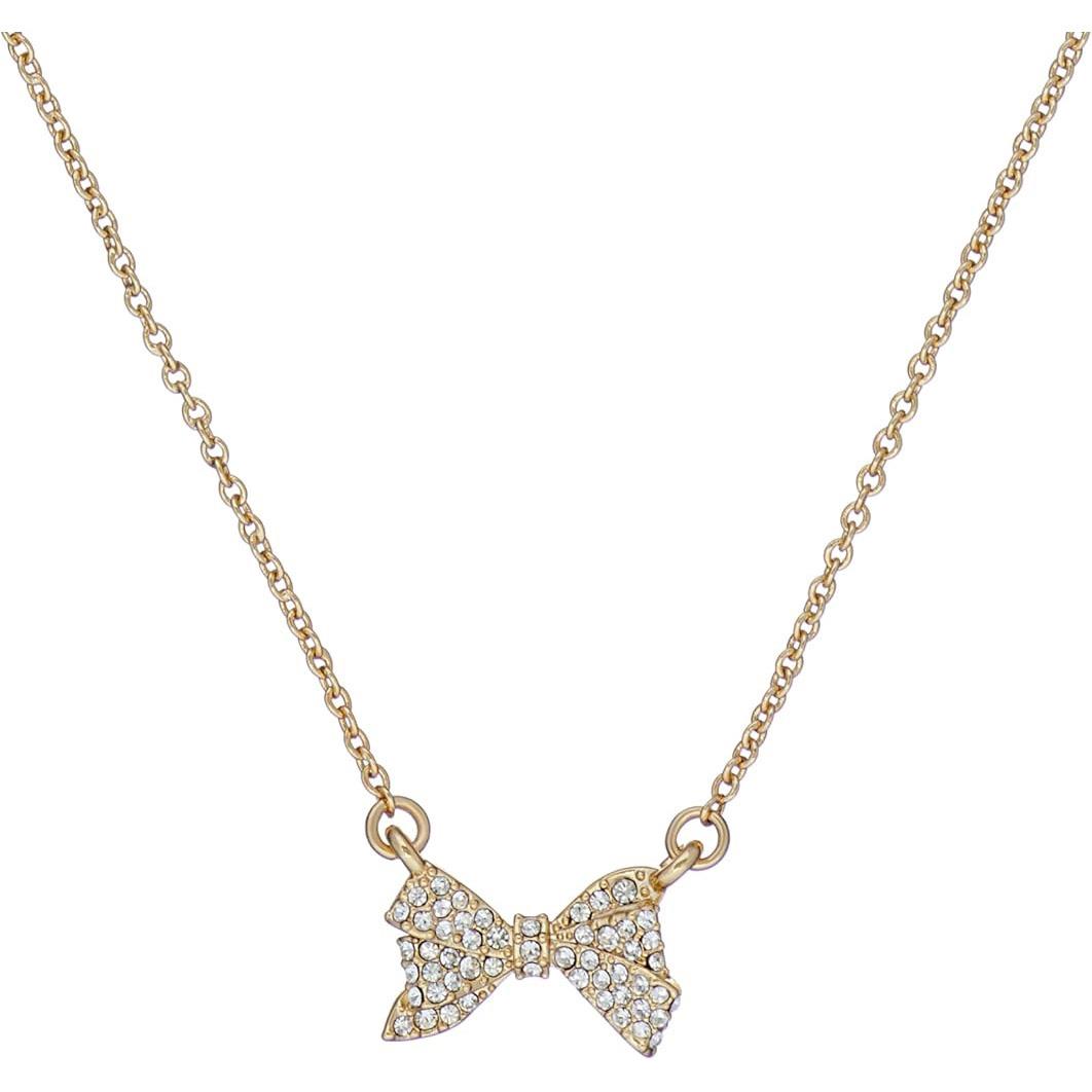 Ted Baker Barsie Crystal Bow Pendant Necklace