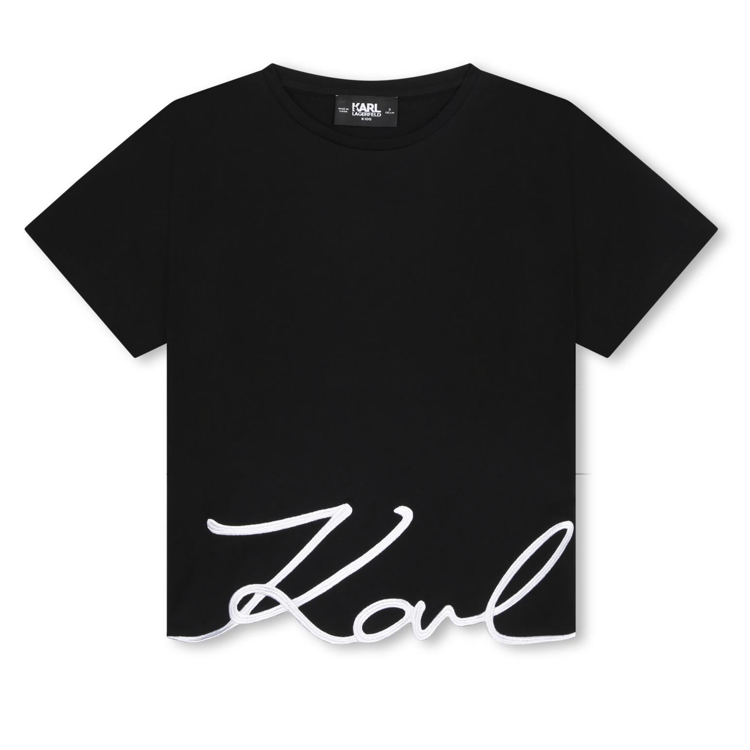 Karl Lagerfeld Signature Logo T-Shirt 10Y - 16Y