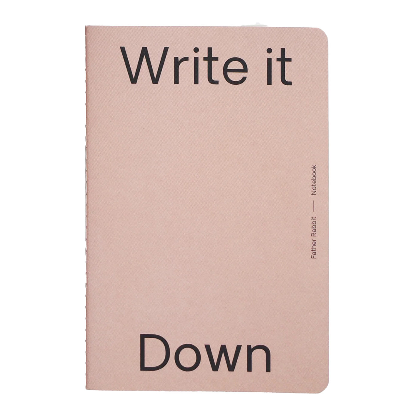 Father Rabbit Write It Down Notebook