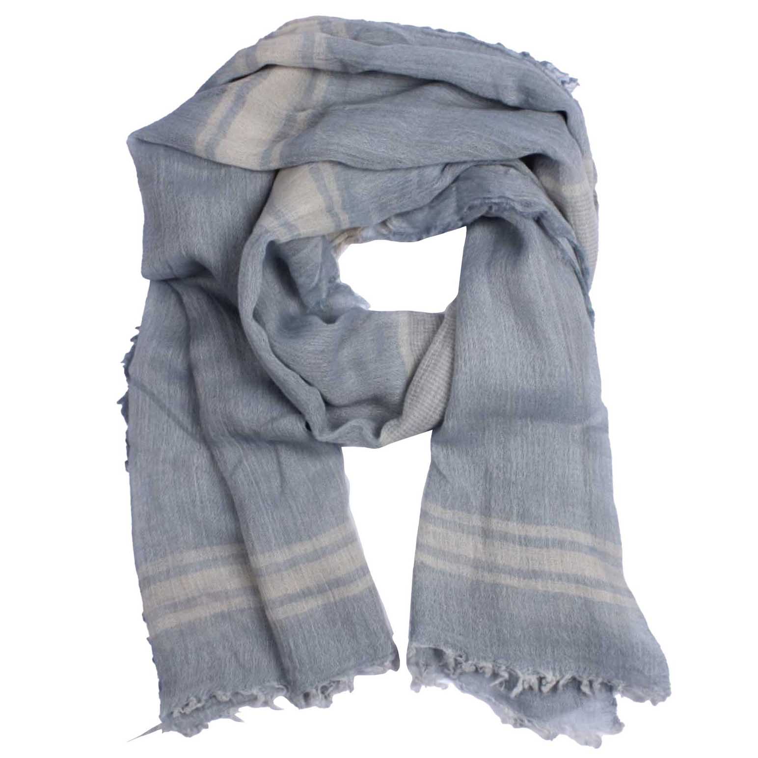 Alice & Lily Striped Wool Blend Scarf
