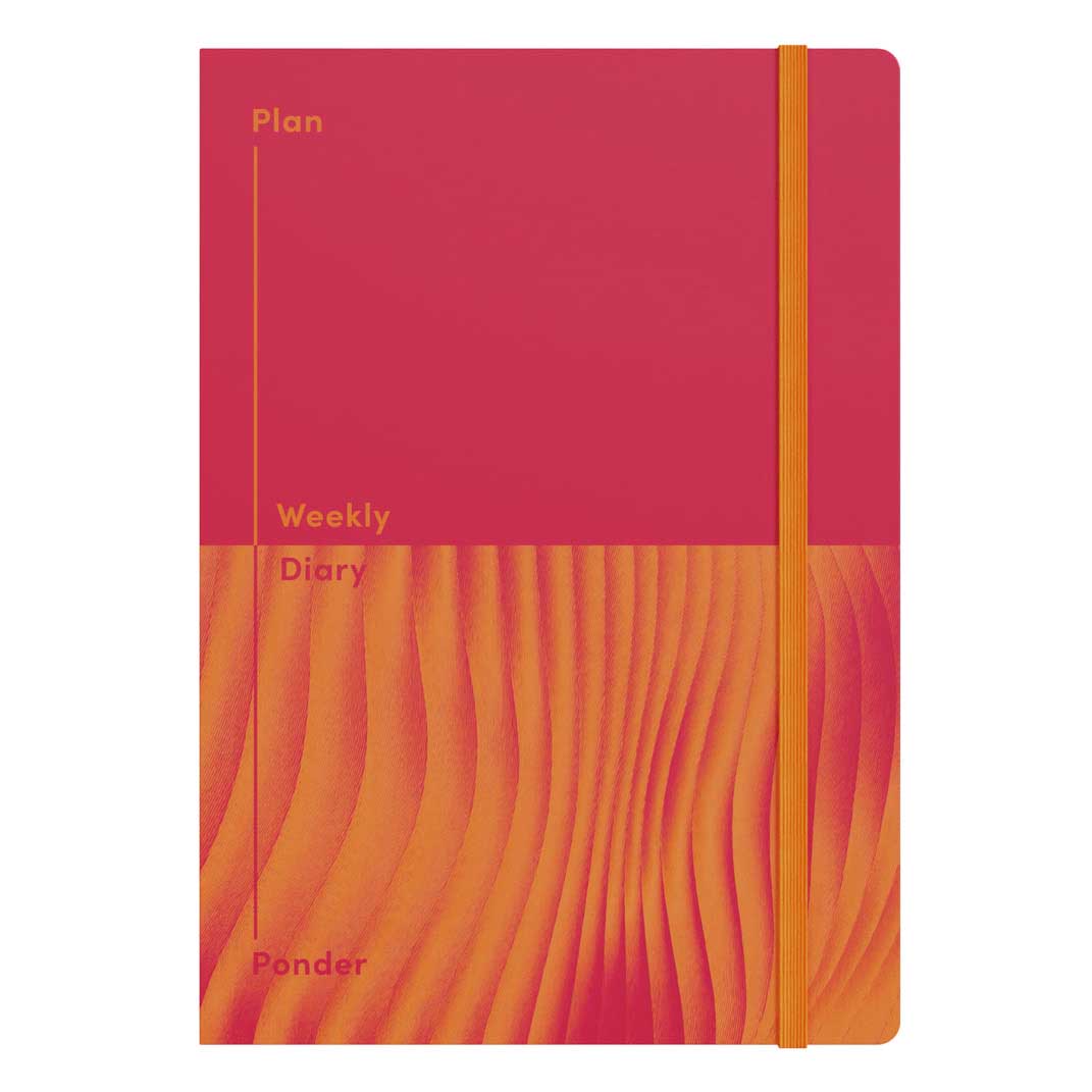 Jumble & Co A5 Week to View Undated Plan & Ponder Diary 2027