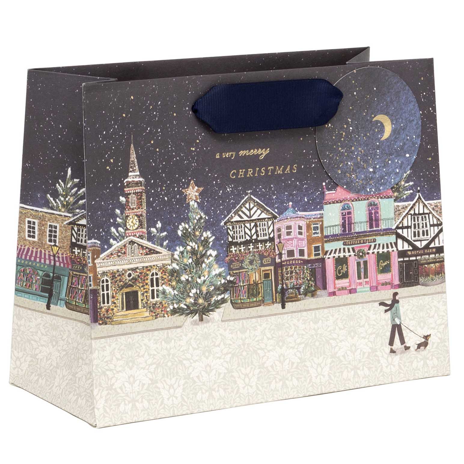 Image Gallery Luxury LS Nostalgia Lane Medium Christmas Bag