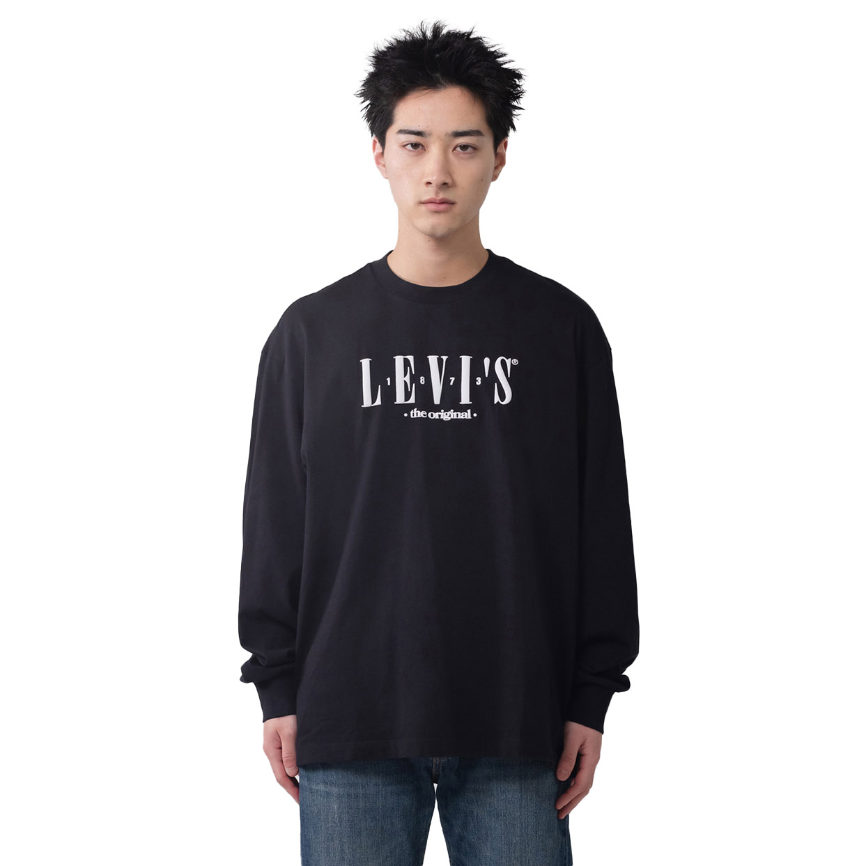 Levi's Graphic Authentic Long Sleeve Serif Logo Tee
