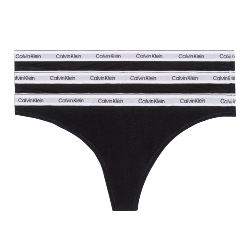 Calvin Klein Modern Logo Thong 3 Pack
