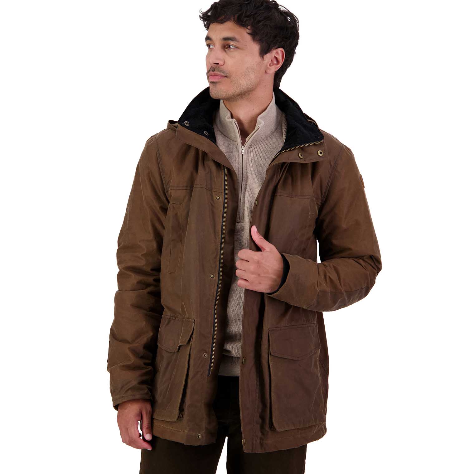 Swanndri Evans Flat V2 Men's Oilskin Jacket