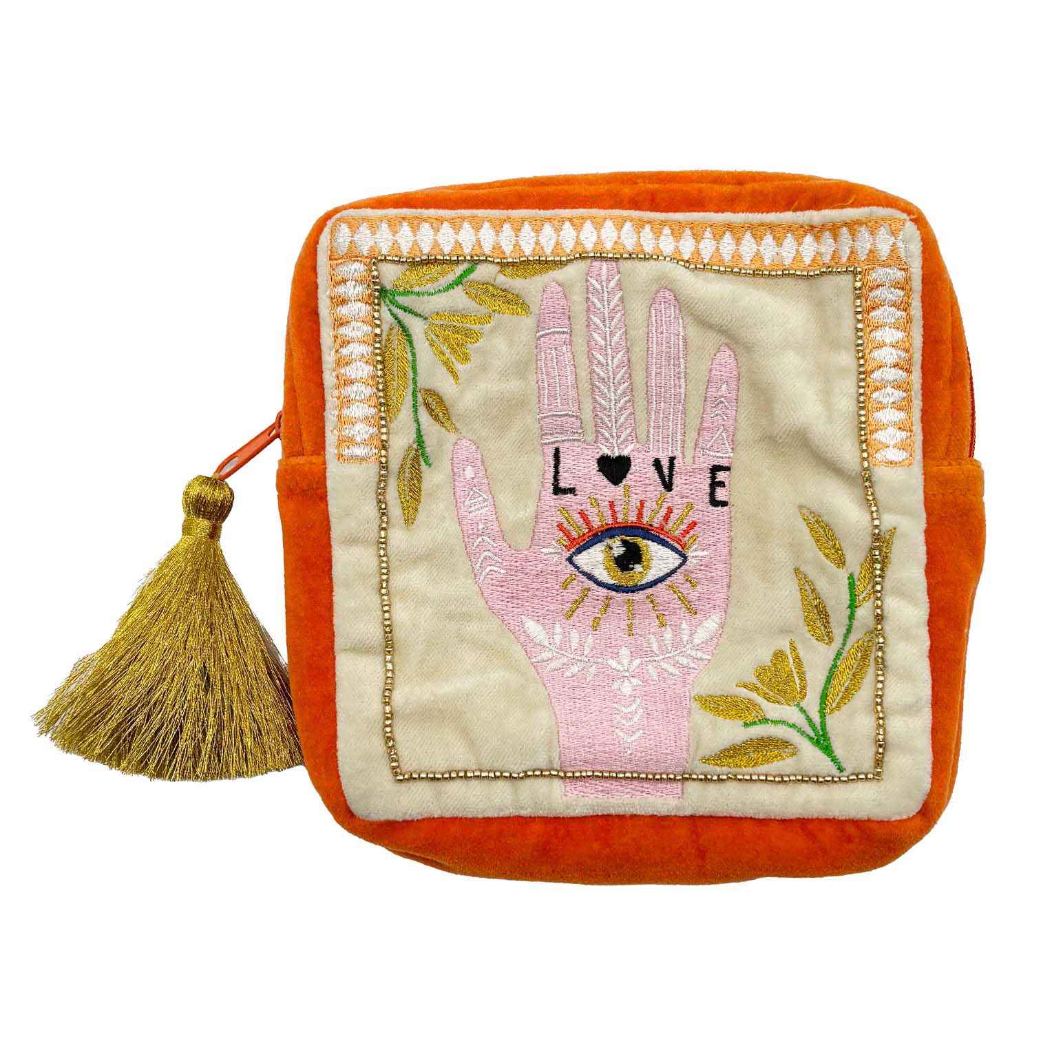 House Of Disaster Inked Square Makeup Bag