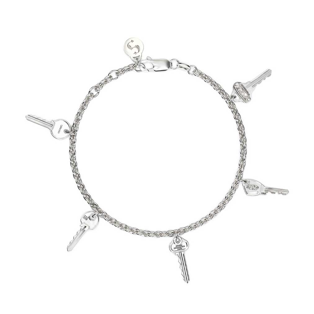 Stolen Girlfriends Club Mini Key Charm Bracelet