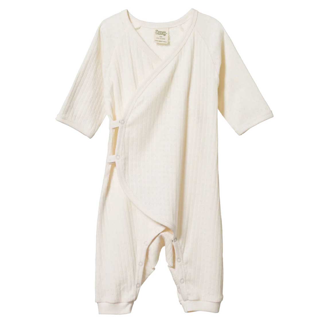 Nature Baby Kimono Stretch & Grow Pointelle