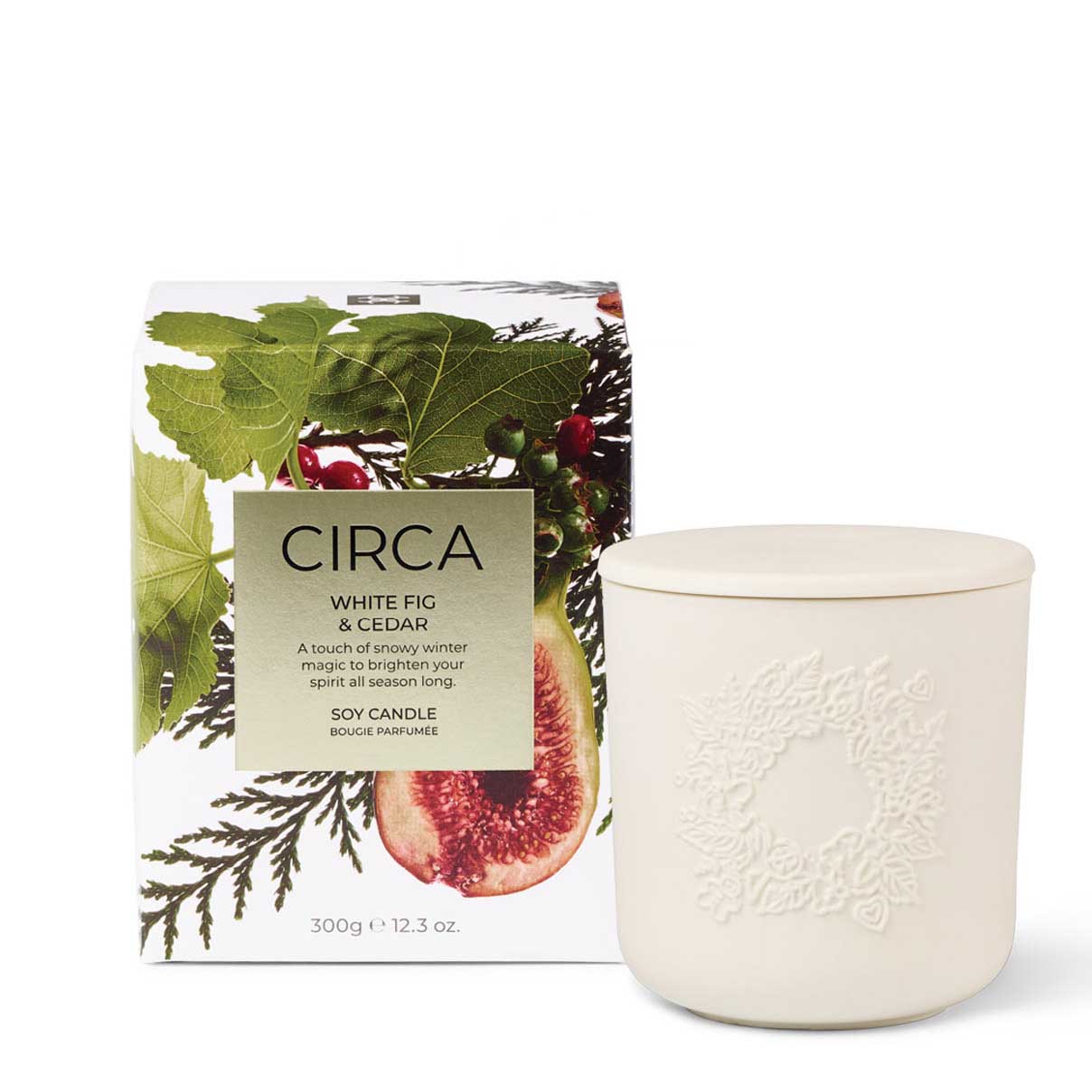 CIRCA White Fig & Cedar 300G Candle - Christmas 2025