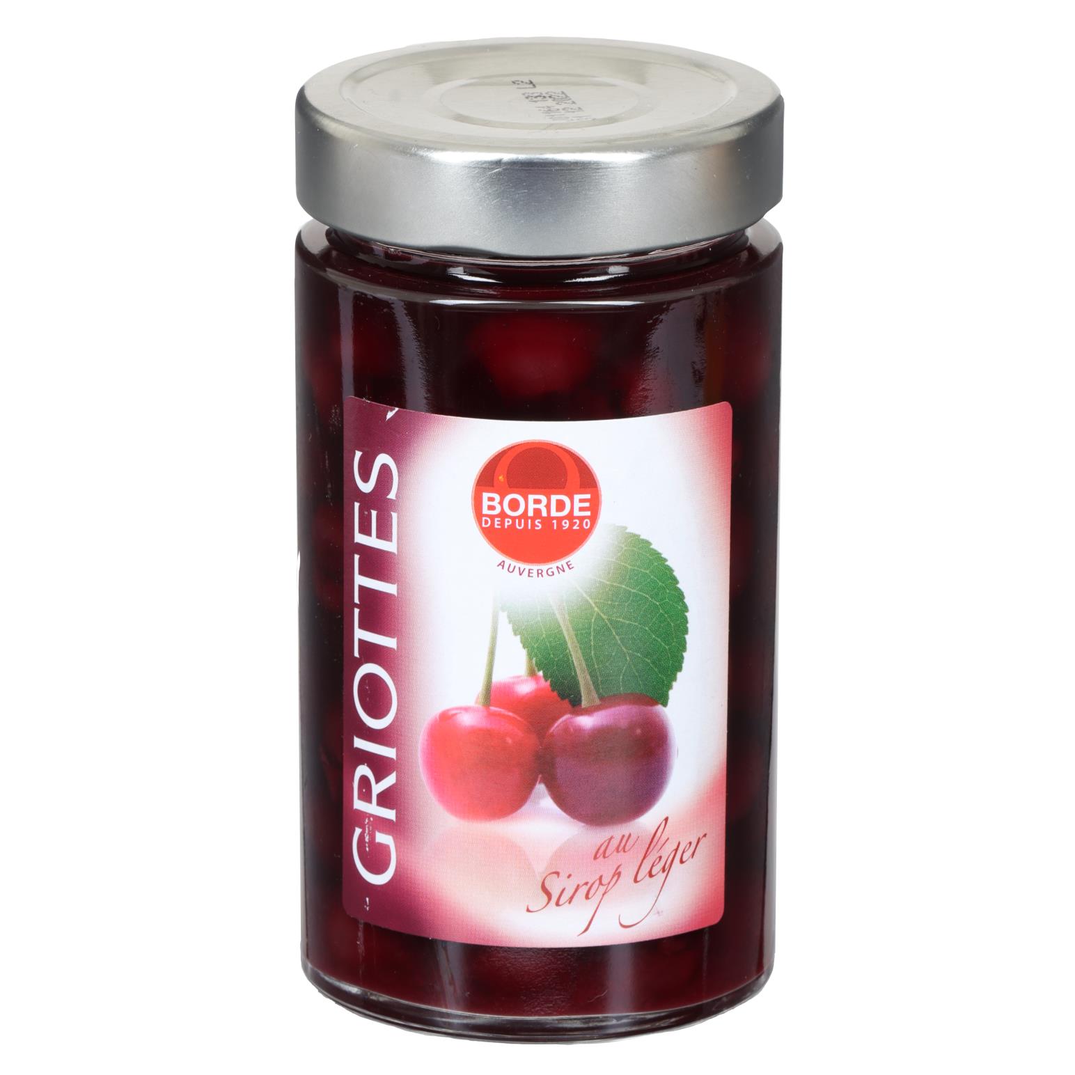 Borde Pitted Morello Cherries 345ml