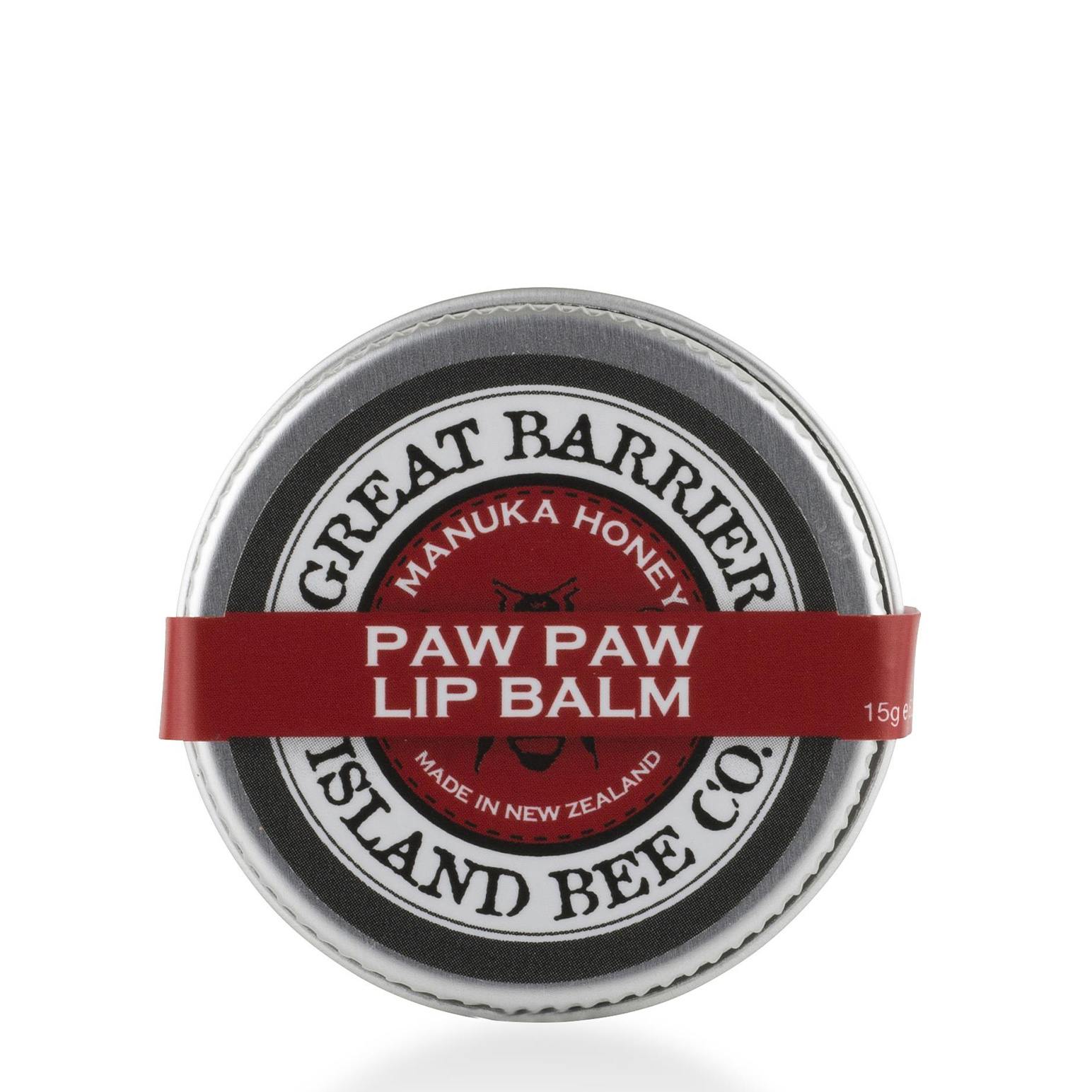 Great Barrier Island Bee Co Pohutukawa & Paw Paw Soothing Lip Balm 15g